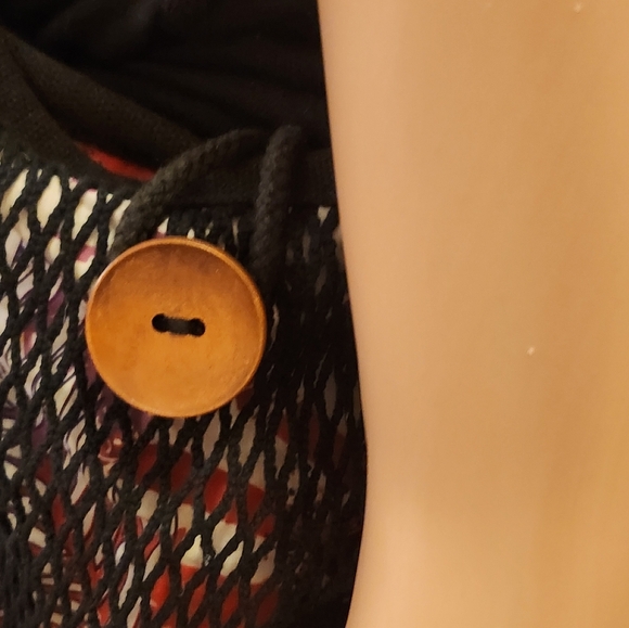 RETRO COASTAL VINTAGE OCEAN PACIFIC Mesh HOBO EUC - Picture 8 of 16